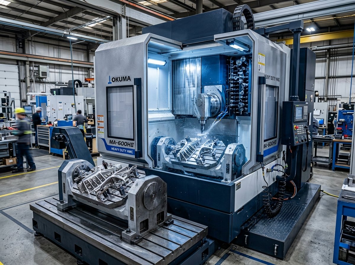 Twin Pallet Horizontal CNC Machining Center